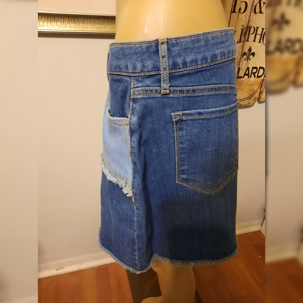 Junior's American Rag patchwork skirt - Picture 6 of 13